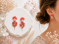 Boucles d'oreilles en argile polymère